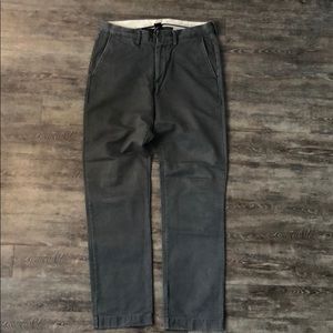 JCrew broken-in chino, faded black, 30/32
